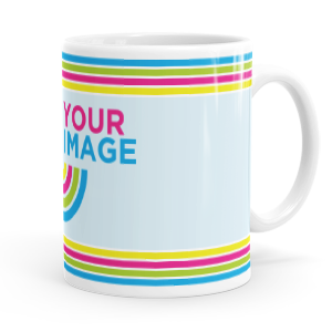 upload artwork panoramic promotional mugs