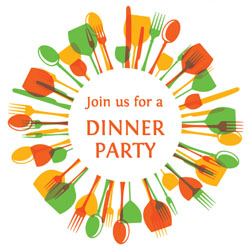 join us for a dinner party invitations