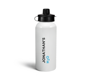 personalised H2O sports water bottle