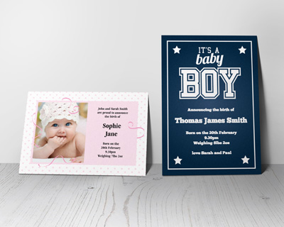 baby announcement cards