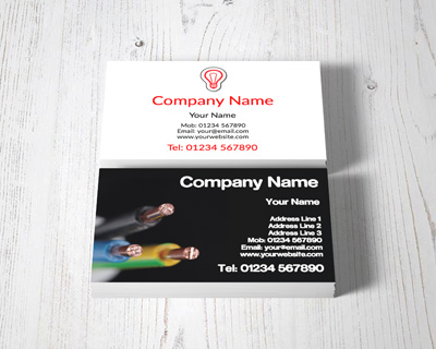 electrician business cards