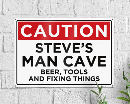 personalised metal signs