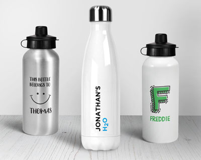 personalised water bottles