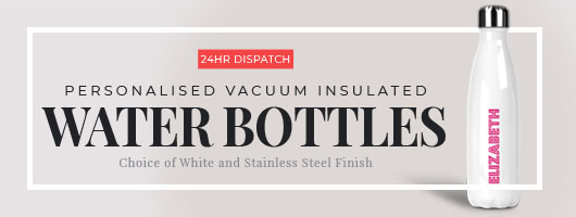 Personalised Vacuum Water Bottles