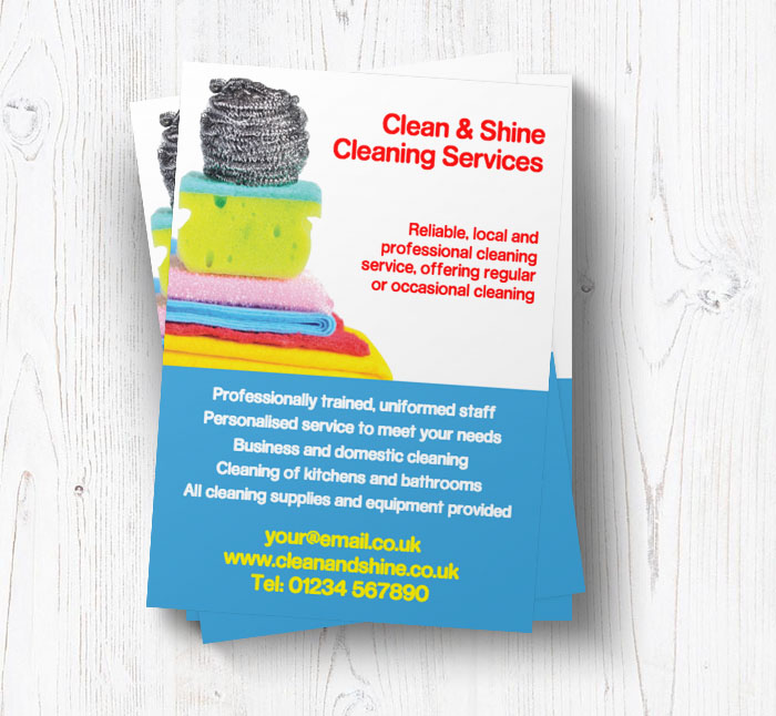 cleaning scourer leaflets