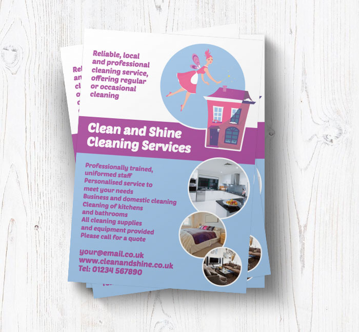 cleaning fairy leaflets