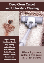 rug cleaning leaflets