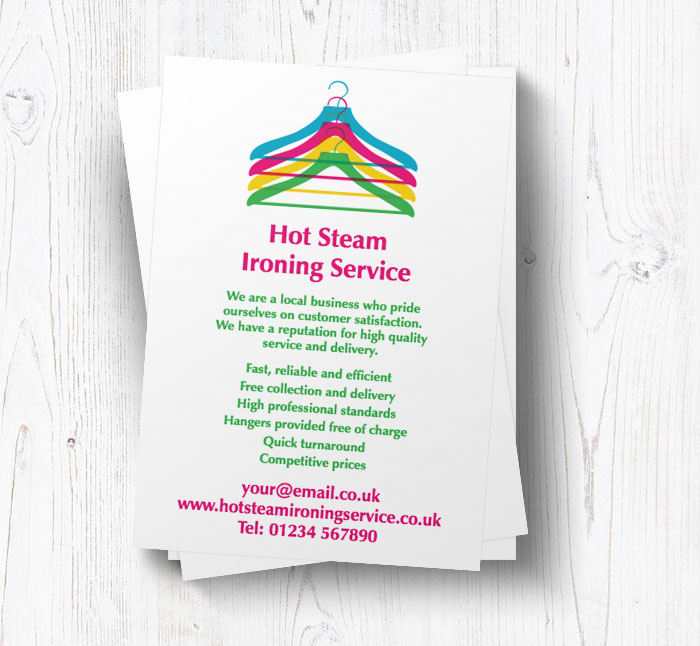 clothes hangers leaflets