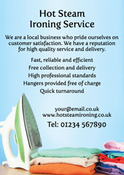 ironing board leaflets