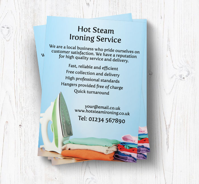 ironing board leaflets