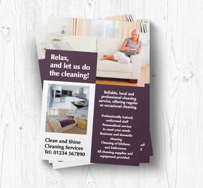 clean home leaflets