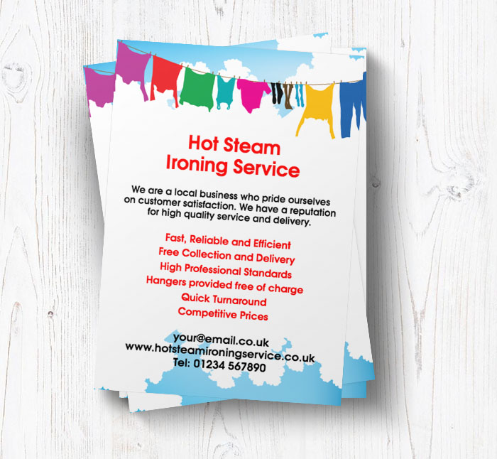 clothes line leaflets