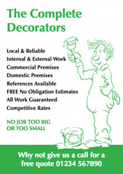 painting man sketch leaflets