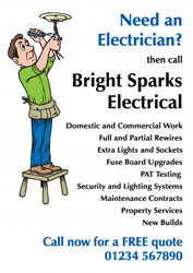 electrician light pendant leaflets
