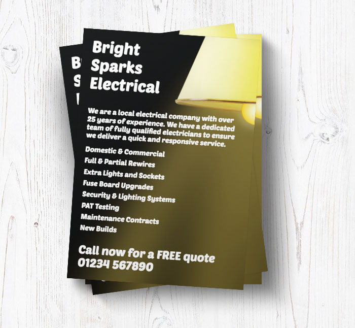 lights on leaflets