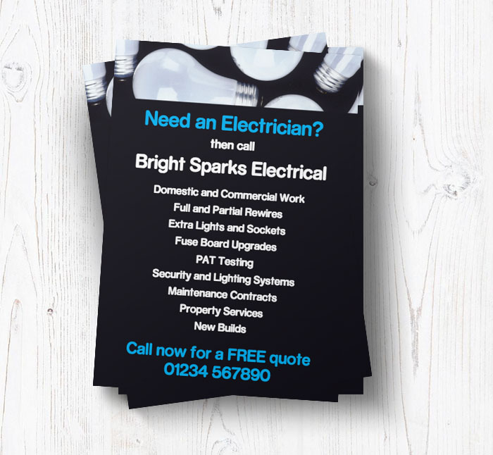 light bulbs leaflets