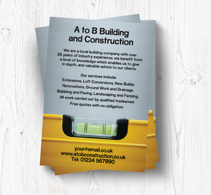 spirit level leaflets