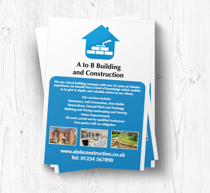 house building leaflets