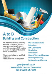 builders tools leaflets