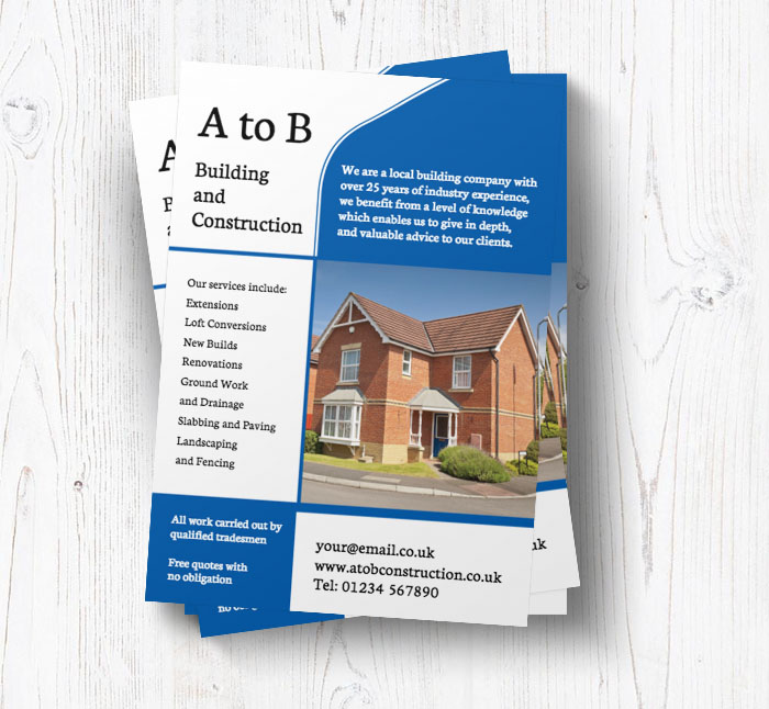 new house leaflets