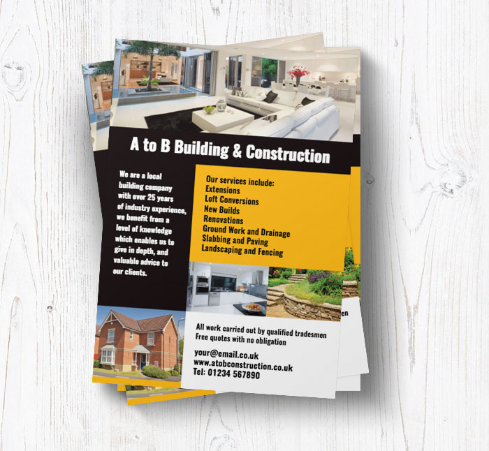 home extension leaflets