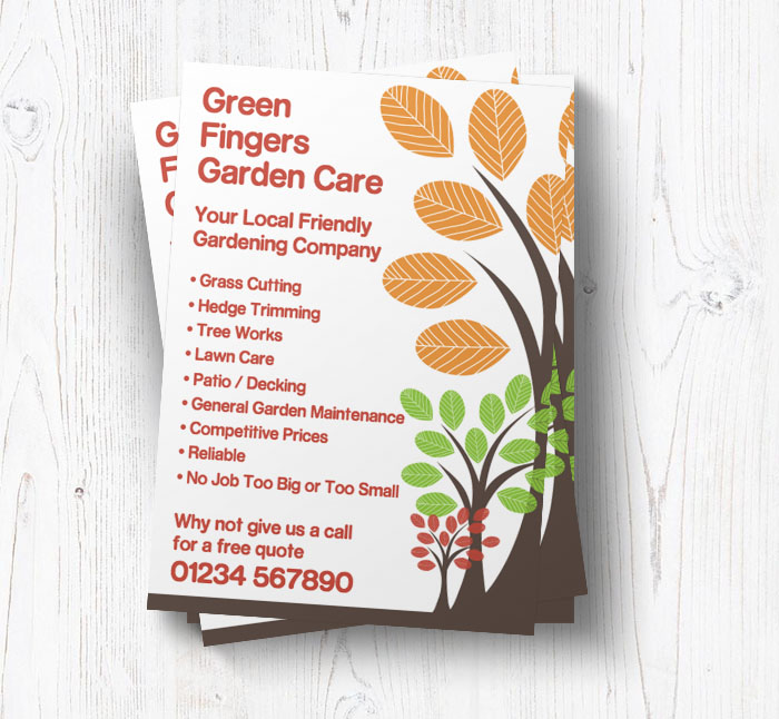 three trees leaflets