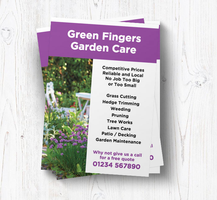 border flowers leaflets