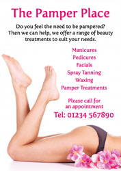 waxed legs leaflets