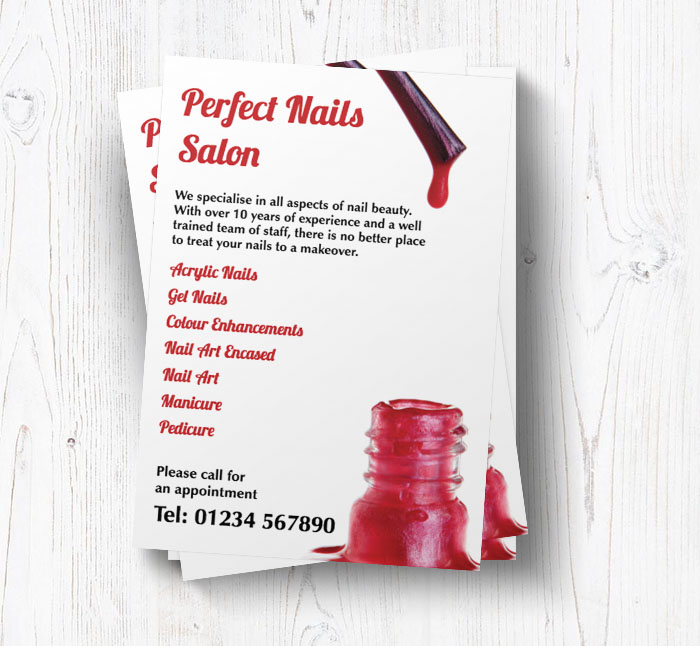 nail varnish leaflets