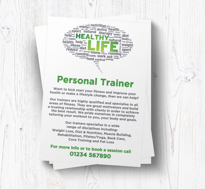 healthy life leaflets