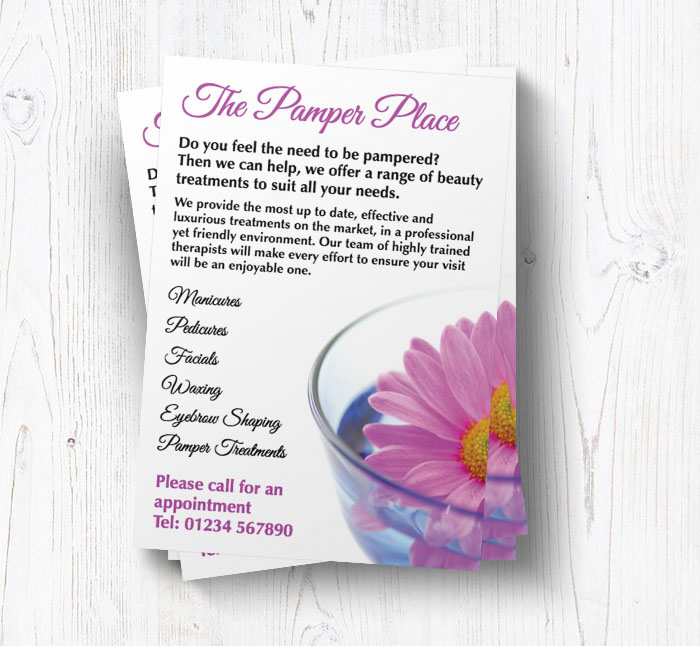 beauty flower leaflets