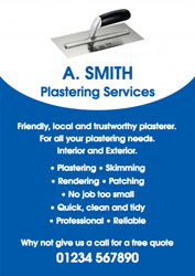 plastering trowel leaflets