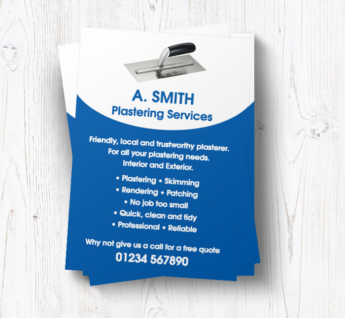 plastering trowel leaflets