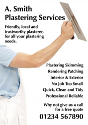 plastering arm leaflets