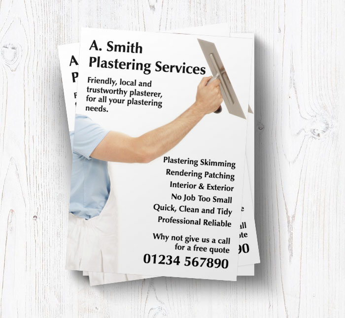 plastering arm leaflets