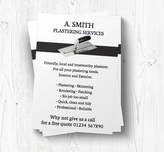 finishing trowel leaflets