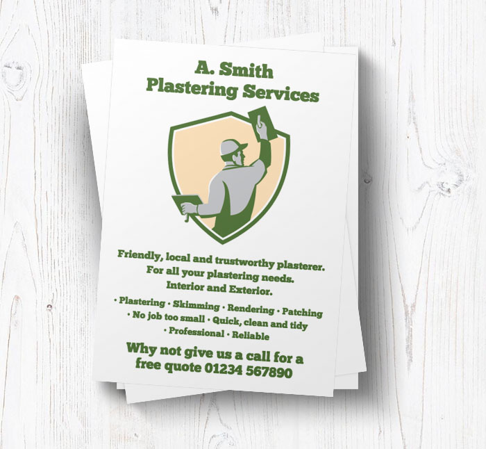 plastering shield leaflets