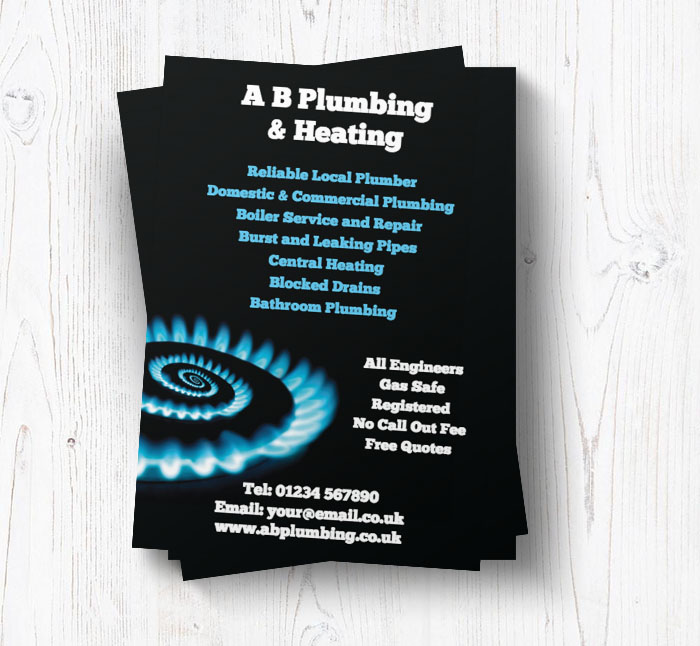 gas fitters leaflets