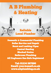 hot and cold tap leaflets