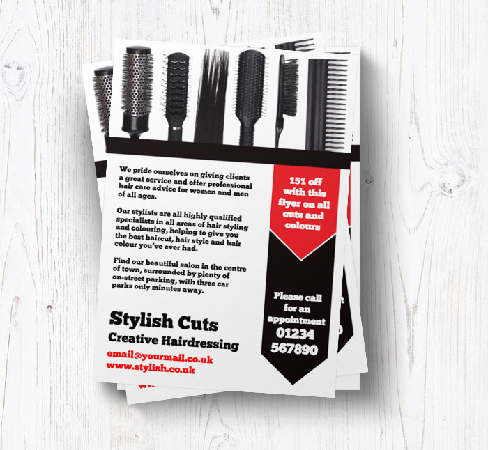 hair brushes leaflets