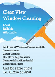 window squeegee leaflets