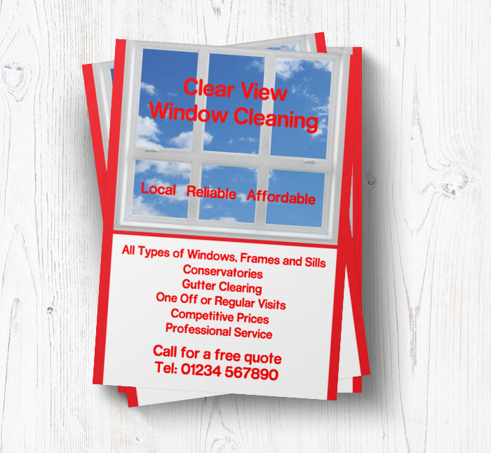 clear view leaflets
