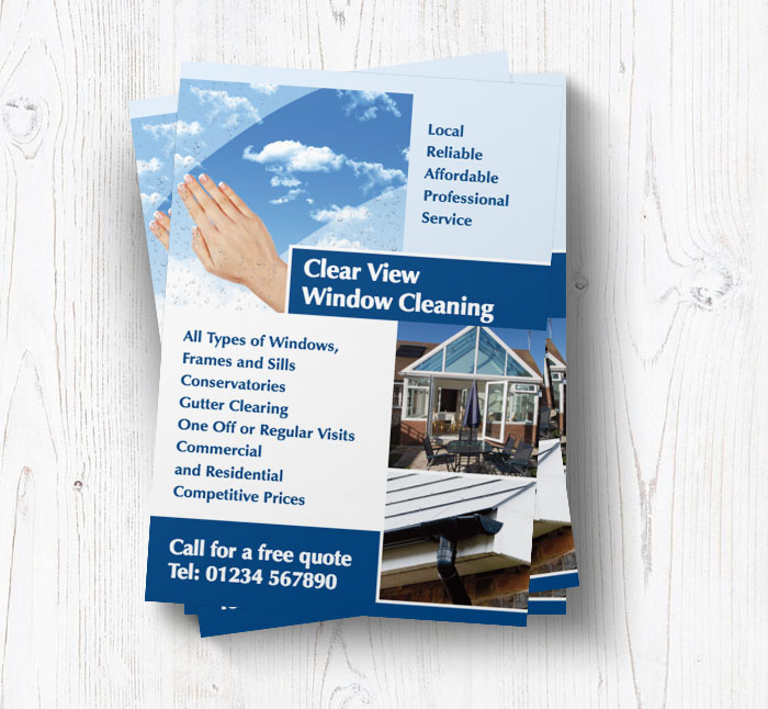 conservatory cleaning leaflets