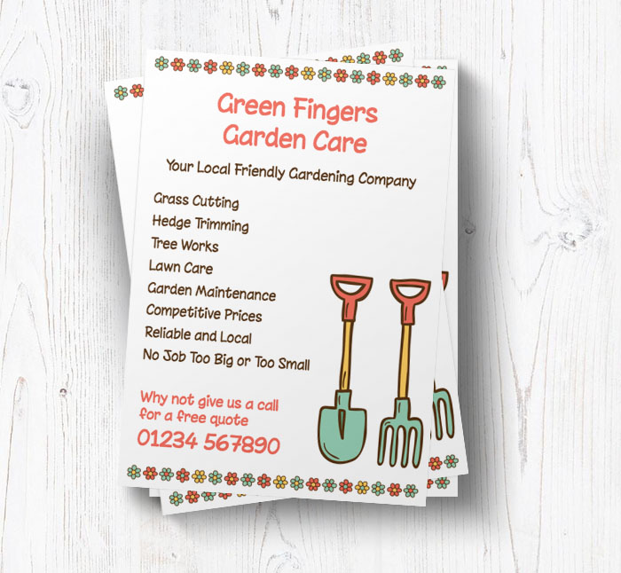 shovel and fork leaflets