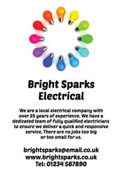 multi coloured light bulbs flyers