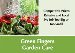 garden maintenance flyers