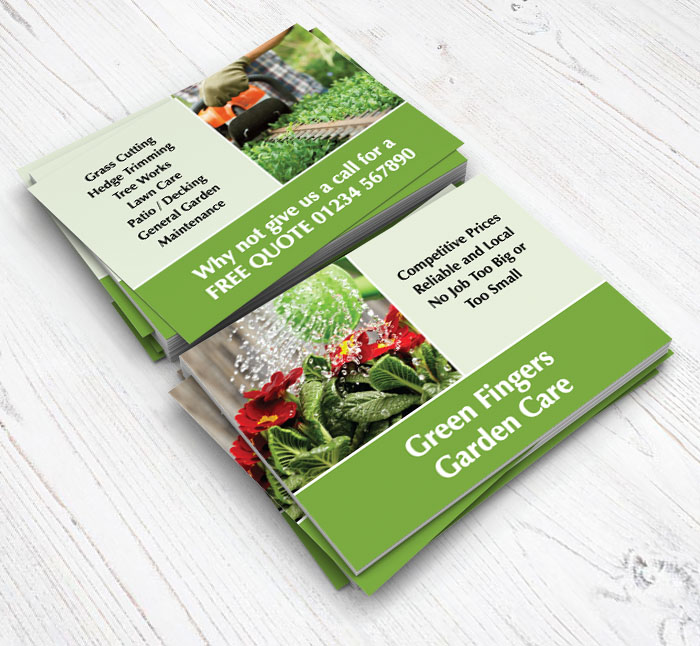 garden maintenance flyers