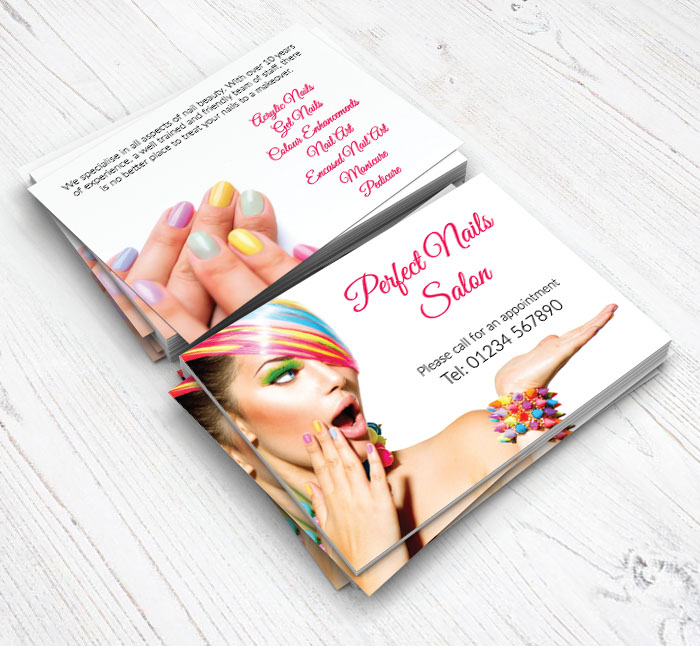 nail salon flyers