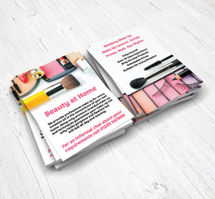 mobile makeup flyers