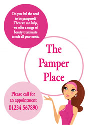 beauty salon flyers